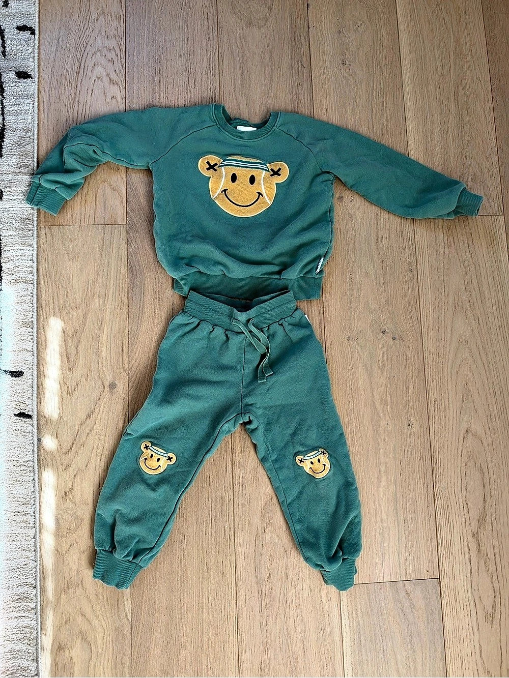 HUX Matching tennis Sweatshirt & Jogger Set in Green Size 6